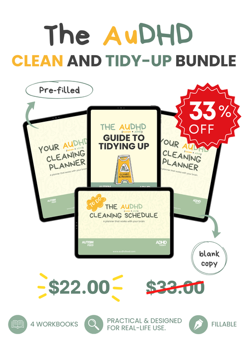 The AuDHD Clean and Tidy-up Bundle