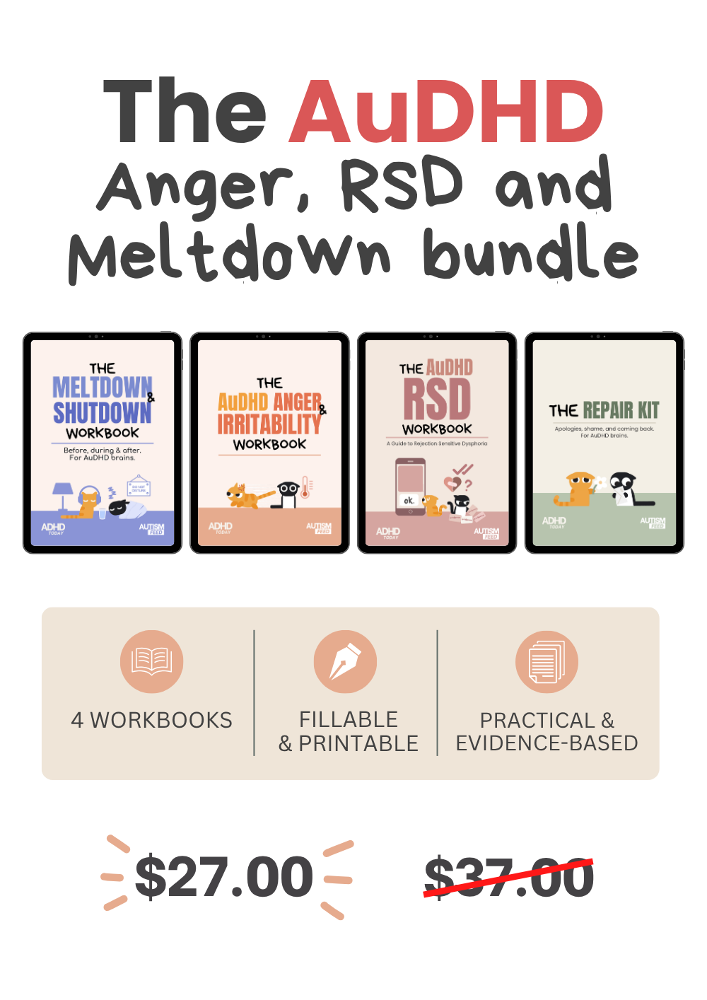 The AuDHD Anger, RSD and Meltdown Bundle