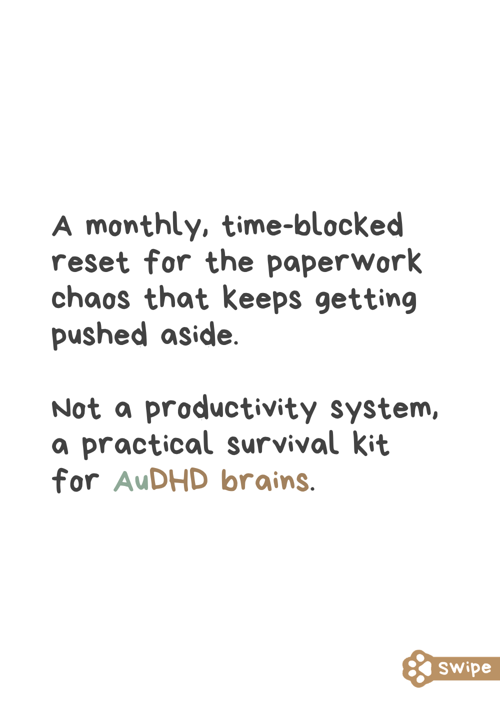 Life Admin Day for AuDHD Brains