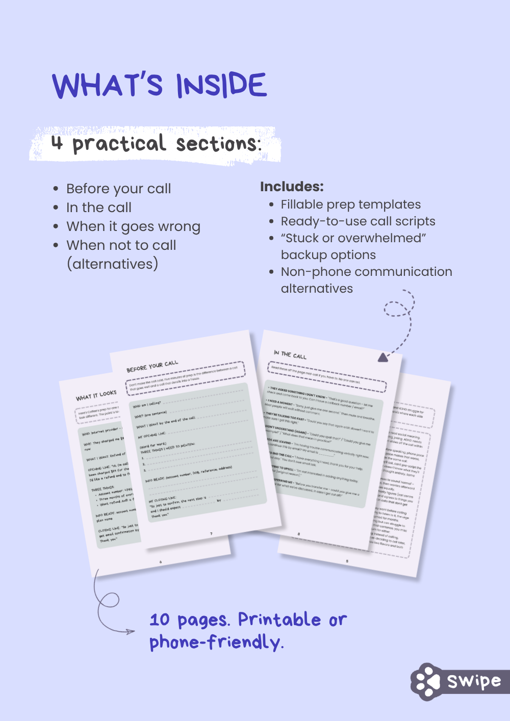 The Phone Call Workbook