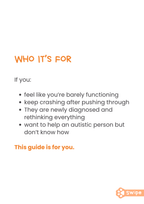 THE AUTISTIC BURNOUT SURVIVAL GUIDE