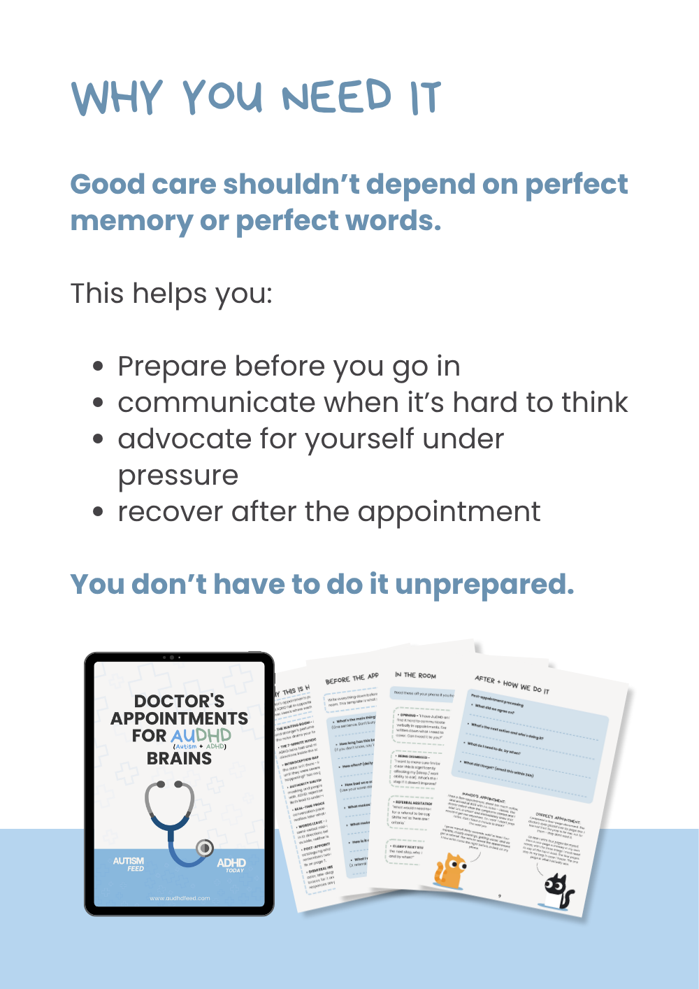 Doctor's Appointments for AuDHD Brains